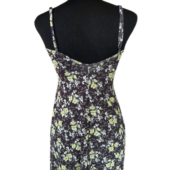 ASOS Design Floral Slip Maxi Dress – Size US 0 - Picture 6 of 9